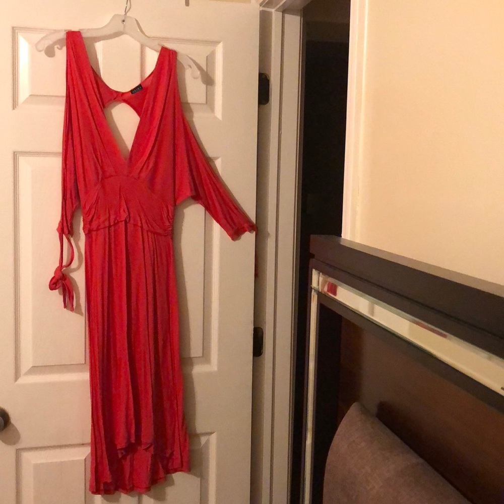 Red sexy dress